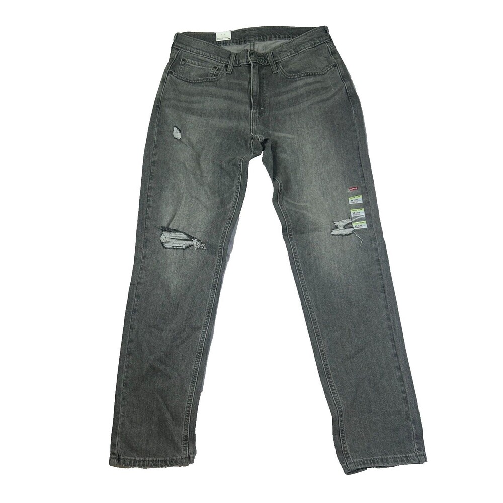 Levi’s 531 Gray Distressed Athletic Slim Flex Jeans Stretch